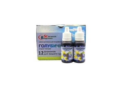 Сироп "Голубичный" (12фл.*20гр.)